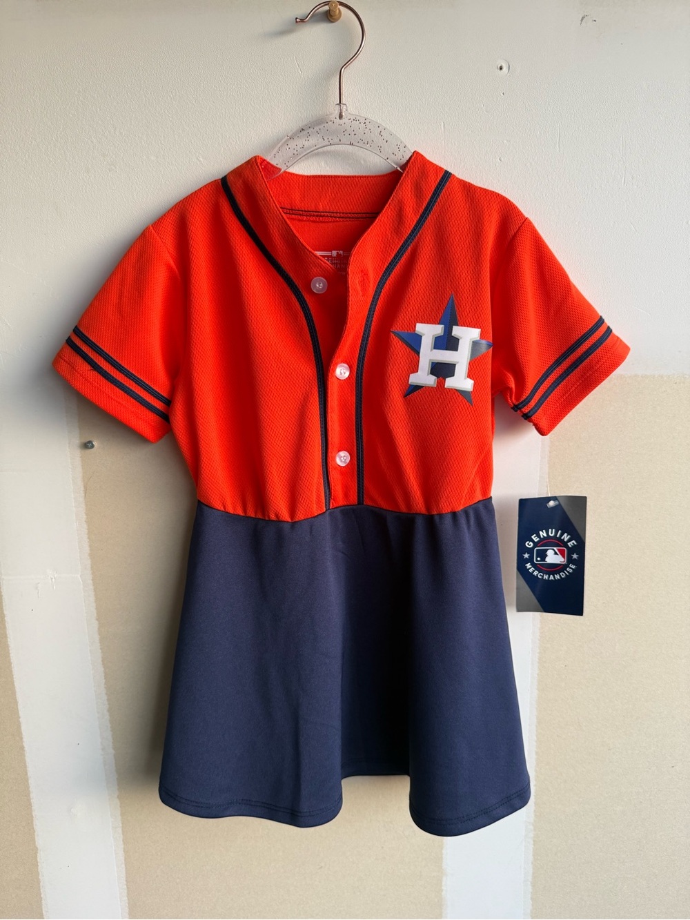 Houston Astros Baseball Jersey Dress